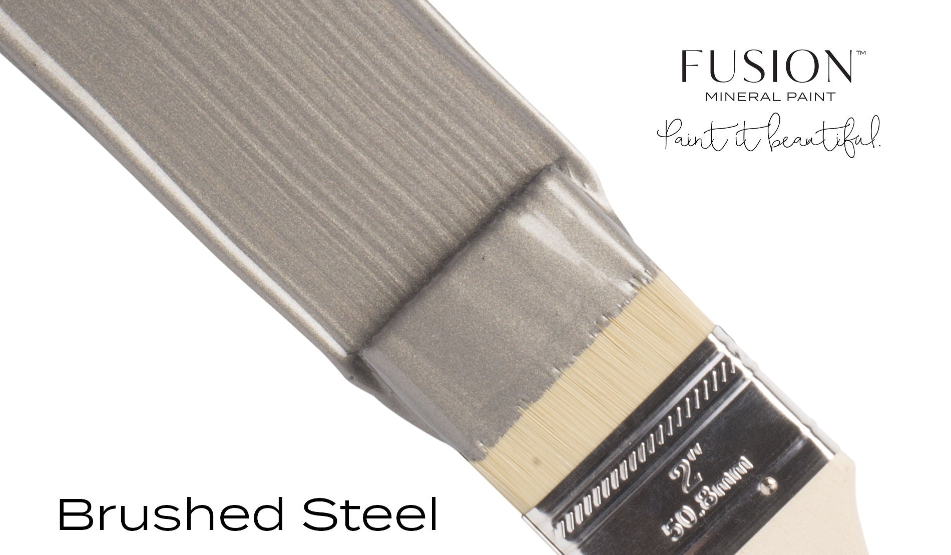 Brushed Steel Metallic -Fusion Mineral Paint
