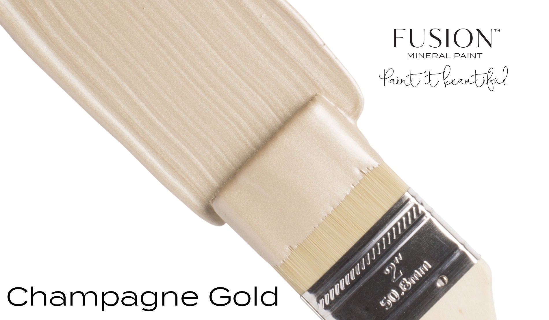 Champagne Gold Metallic Fusion Mineral Paint