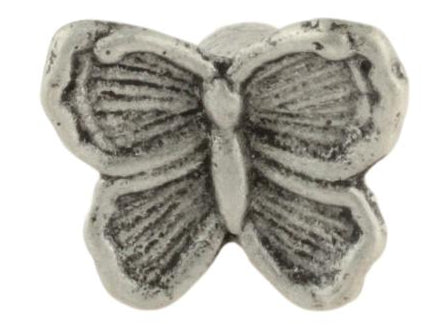 Antique Pewter Butterfly Knob
