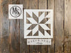 Baker Nest&#39;s Hidden Star Barn Quilt Stencil