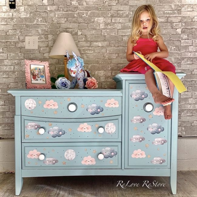 REDESIGN DECOR TRANSFERS® – Sweet Lullaby – TOTAL SHEET SIZE 24″X35″, CUT INTO 3 SHEETS