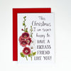 This Christmas I am Super Happy to Have a Kickass Friend Like You! Card