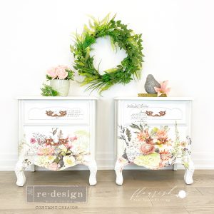Redesign Decor Transfers® – Life In Full Bloom – total sheet size 24″x35″, cut into 3 sheets