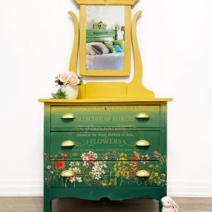 Redesign Decor Transfers® – The Flower Fields – total sheet size 24″x35″, cut into 2 sheets