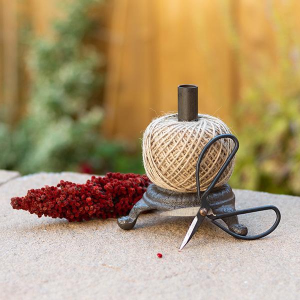 Cast Iron Scissors and Rope Holder