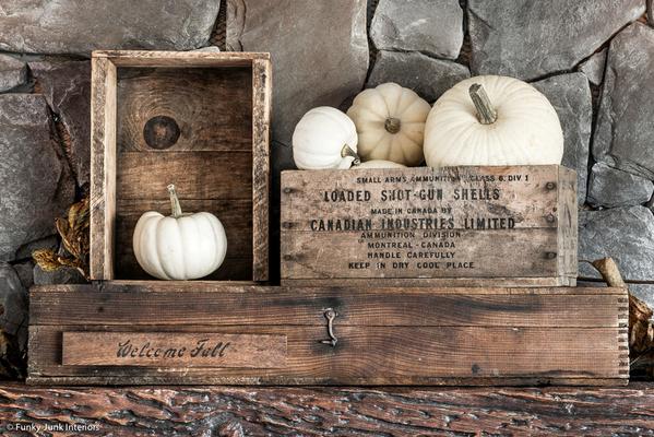 Fall Greetings by Funky Junk&#39;s Old Sign Stencils