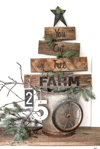 Apple Farm | You Cut Tree - combo by Funky Junk&#39;s Old Sign Stencils