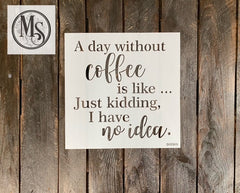 A day without wine/coffee