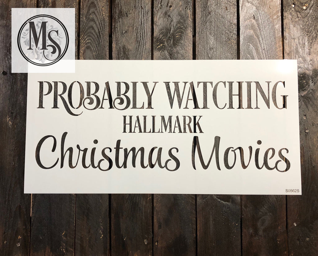 Probably Watching Hallmark Christmas Movies