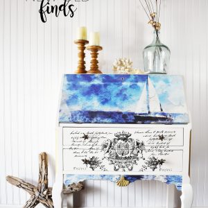 Redesign Decor Transfers® – On A Voyage  – 3 sheets, design size 25.1″ X 34.9″