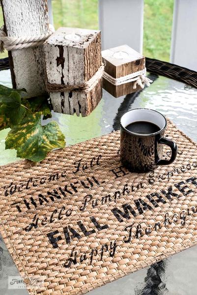 Fall Greetings by Funky Junk&#39;s Old Sign Stencils